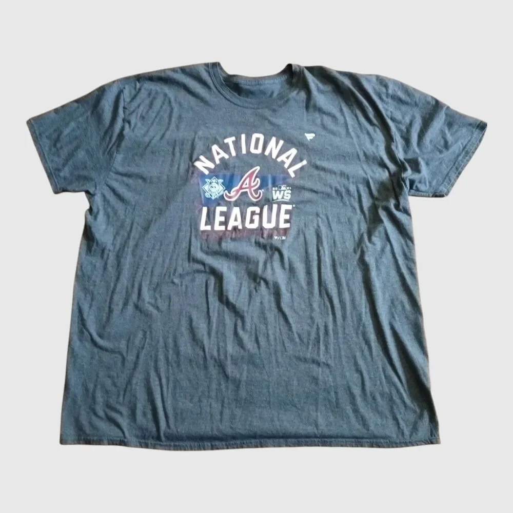 Atlanta Braves Lot of 4 Graphic Short Sleeve Tees Fanatics Size 4XL